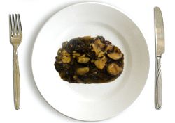 Морская с грибами